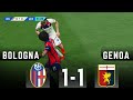 BOLOGNA VS GENOA  1-1 | SERIE A 23/24 |.SIMULAZIONE   #bologna  #seriea