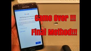 BOOM!!! Samsung J3 2017 SM-J330FN. Remove Google Account.Bypass FRP.