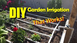 DIY Garden Irrigation That Works!