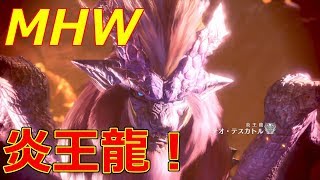 【MHW】大剣でテオ・テスカトル狩猟!つ…強すぎるwwモンハンワールド実況