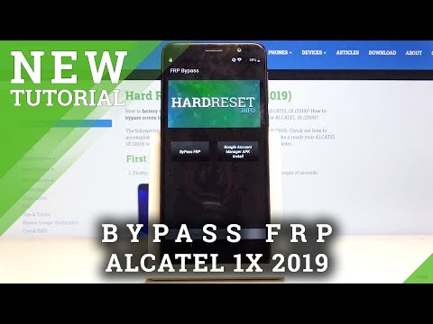 How to Unlock FRP on ALCATEL 1X 2019 - Bypass Google Verification