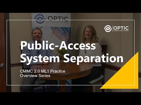 Public-Access System Separation (SC.L1-3.13.5)