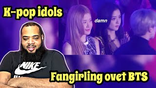 kpop idols fangirling over BTS | REACTION