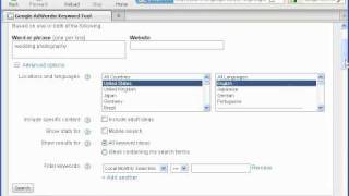 Photographer Keyword Research - Google Keywords &amp; Traffic Travis