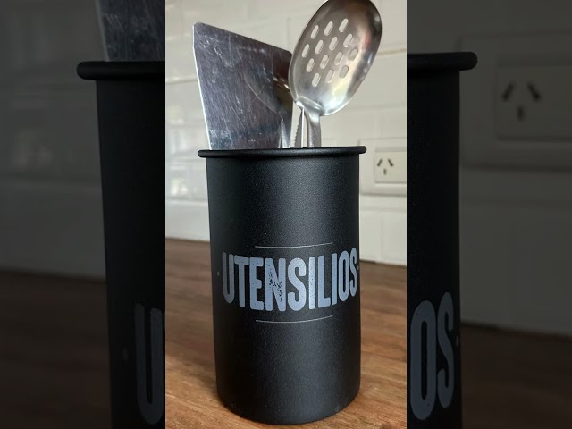 Vídeo relacionado con Zeller 27340 Porta-Utensilios de Cocina, Acero Inoxidable, Gris, 12x12x13 cm