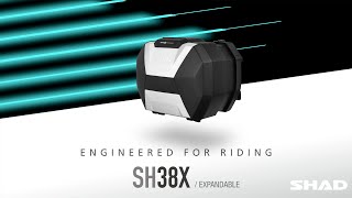 SHAD Boční kufry SH38X D0B38200 (zvětšitelný koncept) hliník