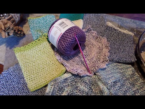 DIY/  WENN Du möchtest !??? Waschhandschuhe / Waschlappen für Bad & Küche LEICHT GEMACHT :))