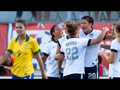 WNT vs. Brazil: Abby Wambach Goal - Nov. 10, 2013