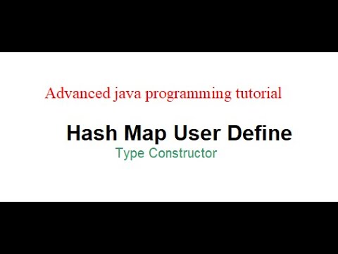 Hashmap User Define Type Constructor Advanced Java Programming Tutorial In Bangla