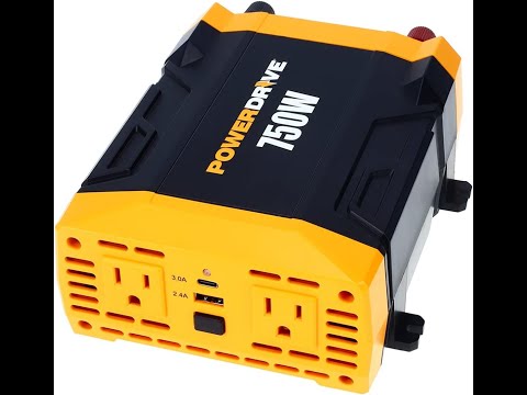 PowerDrive 750W car inverter.