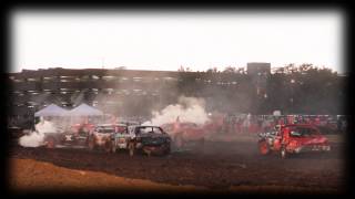 preview picture of video 'Dupage County Fair Demo Derby, July 28, 2013-Wheaton, Illinois'