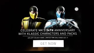 MKX Mobile KLASSIC Scorpion & Sub-Zero Packs (MK 24th Anniversary)