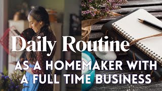 Homemaker Day In The Life | Work From Home Wife | Staying Productive ::Realistic::