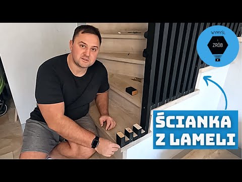 Trejaż, ścianka z lameli drewnianych - jak zrobić