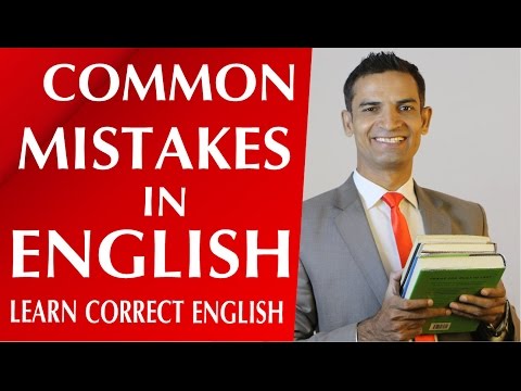 common English Mistakes  How to learn English speaking and grammar by M. Akmal | The Skill Sets Video