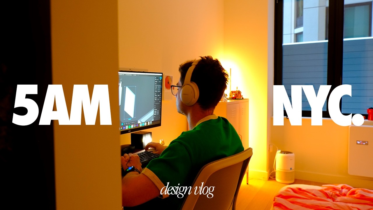 como é a rotina de um designer morando em nova york?