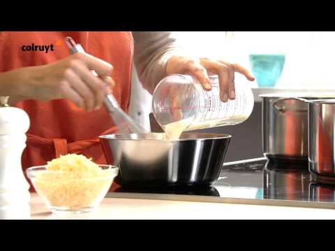 Recette Gratin aux choux de Bruxelles et saucisse de campagne - Colruyt