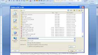 How to create a .pdf using Word 2007