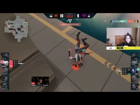 Kyedae reacts to Stax getting 0.1 sec close to Clutch | Fnatic vs Vision Strikers