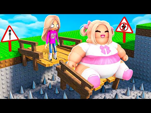 GRUBA AMI vs CHUDA PATI OBBY w ROBLOX! *śmieszne* 🤣