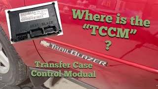 Trailblazer Transfer Case Control Module Removal