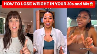 EX FAT WOMEN  SHARE  TIPS HOW TO LOSE WEIGHT IN YOUR 30s AND 40s😱
