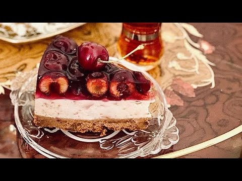 Cherry cheesecake with Mahnaz