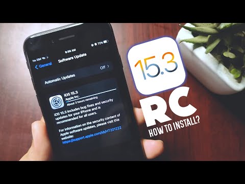 iOS 15.3 RC: How to INSTALL it?