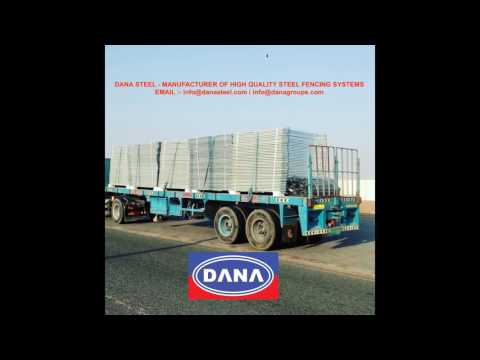 Fencing Hoarding Metal Steel Fence Installation Supplier UAE - DANA 