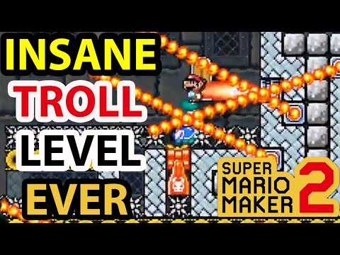 SMM2 Troll Level Online DGR Ideas Tutorial Courses Compilation ID Top 10 Hardest Toughest Story Mode