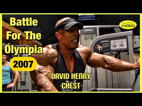 DAVID HENRY - CHEST (2007) BATTLE FOR THE OLYMPIA DVD