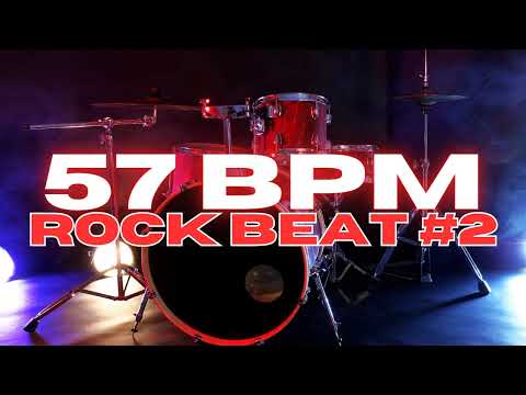 57 BPM - Rock Drum Beat - Loop 2