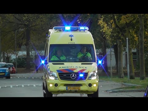A1 [Nieuwe] Ambulance 21-122 met spoed in Oss