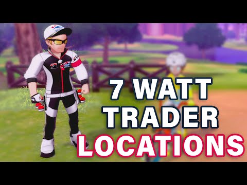 LOCATIONS of all 7 WATT TRADERS ► Pokemon Sword & Shield