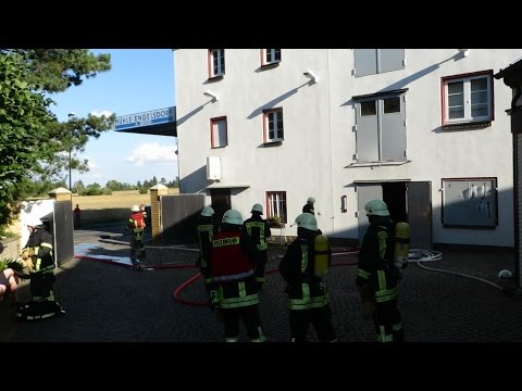 [Brennt Mühle] Einsatzübung FF Leipzig-Engelsdorf, Baalsdorf und Kleinpösna