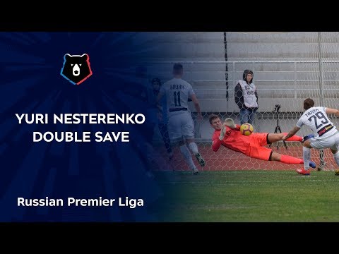 Yuri Nesterenko Double Save after Penalty | RPL 2018/19