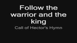 HammerFall - Hector&#39;s Hymn (lyrics) HD