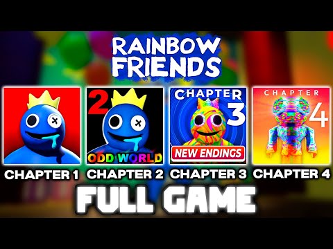 Rainbow Friends: Chapter 1, 2, 3, 4 | Full Walkthrough | Roblox