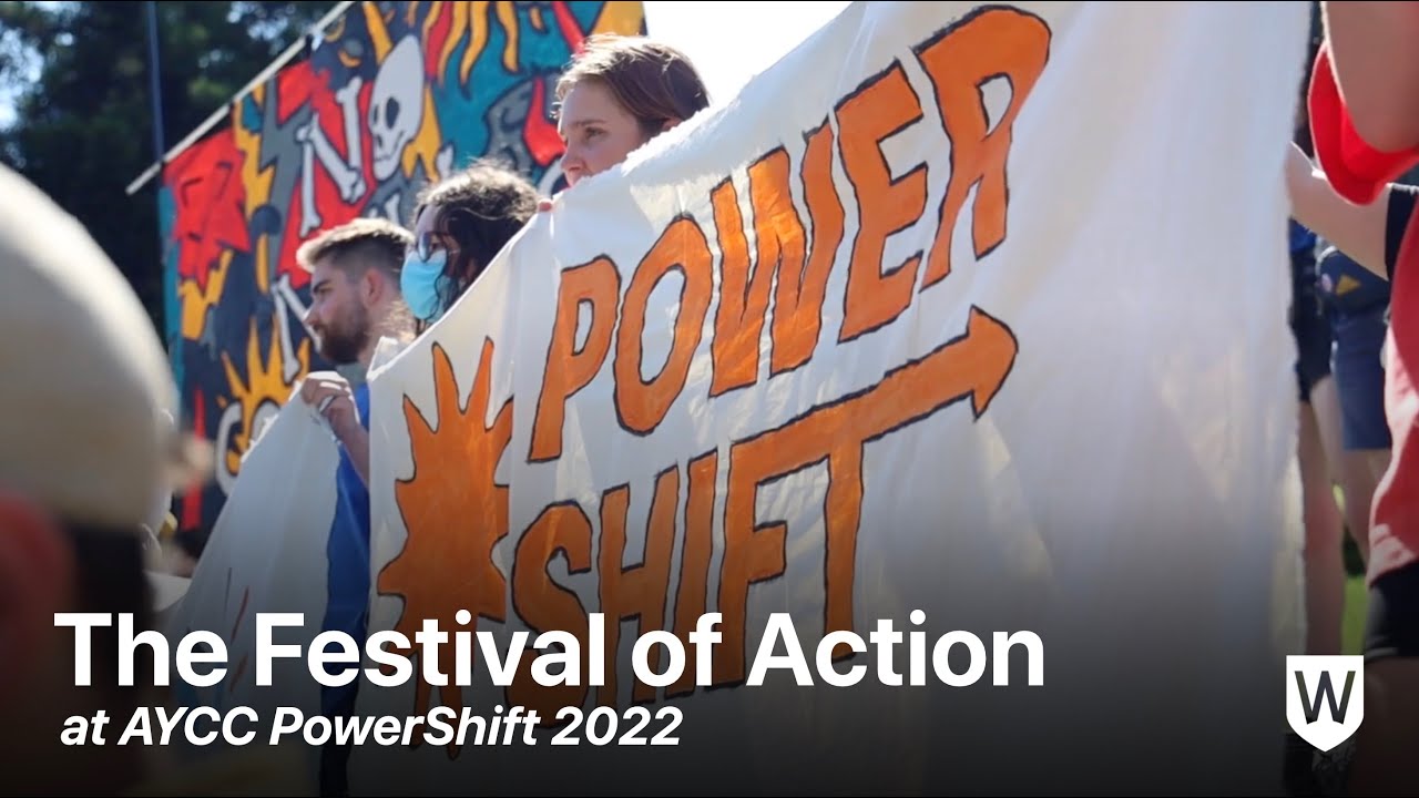 Festival of Action at AYCC PowerShift 2022