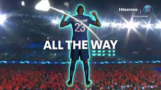 Hisense x PSG: La historia continúa anuncio