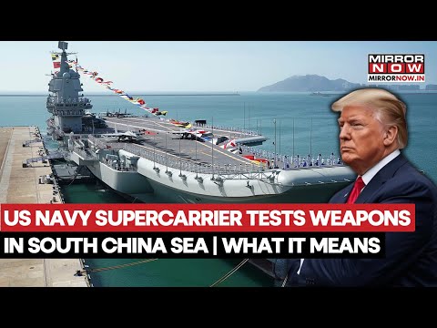 US Navy Carries Out Live-Fire Drill Near South China Sea, USS Abraham Lincoln Takes Part | Watch