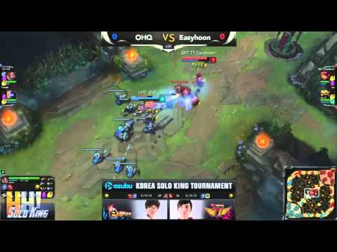 OHQ vs Easyhoon - Game 1 - "The Solo King" Korean 1vs1 Tournament