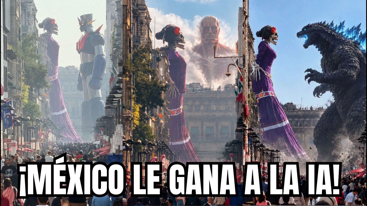 PAREN TODO MÉXICO le GANÓ a la IA! CREAN la CATRINA MÁS ALTA del MUNDO
