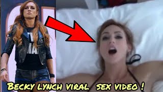 Becky lynch sex tape video Reality Smack  down এ
