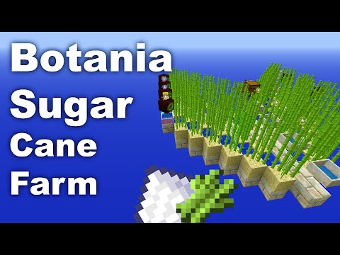 Botania | Sugar Cane Farm | Automatic Sugar | Tutorial