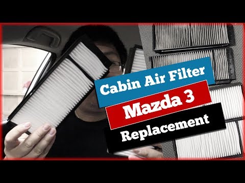 Mazda 3 Cabin Air Filter Change Replacement without Glovebox Removal