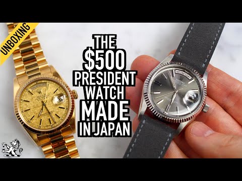 The Ultimate $500 Rolex Day-Date Or DateJust Alternative: Ricoh 36mm Automatic Watch Made In Japan