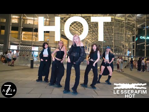 [KPOP IN PUBLIC / ONE TAKE] LE SSERAFIM (르세라핌) 'HOT' | DANCE COVER | Z-AXIS FROM SINGAPORE