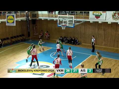 MKL 2017: Vilniaus KM I - Kauno Aisčiai II 2017 03 30 rungtynių apžvalga