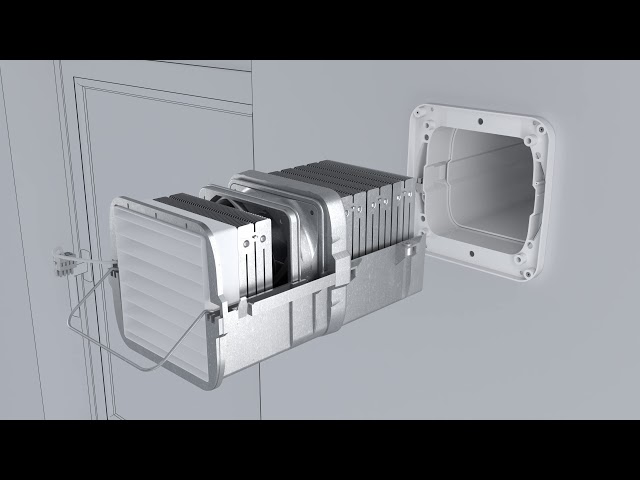 Video Teaser für Installationsanimation LWE 40: Reinigung Wärmetauscher